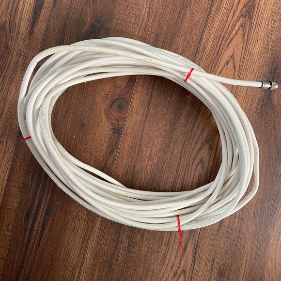 50 ft COAX CABLE used condition F type Male to Male COAXIAL 50' feet foot - Picture 3 of 6